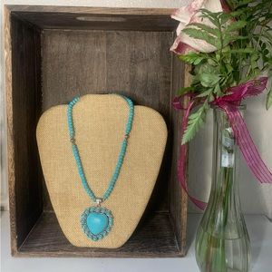 Heart Turquoise Necklace